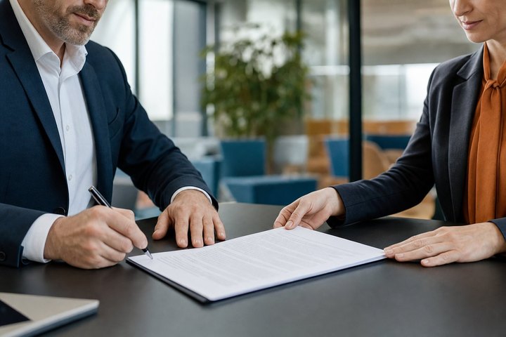 Подписание соглашения о конфиденциальности